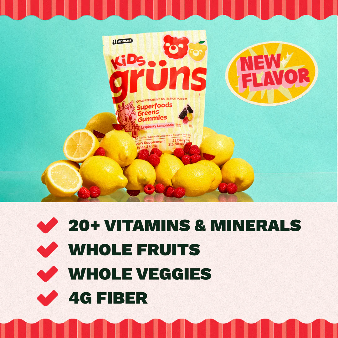 Grüns Kids Raspberry Lemonade - Image 4